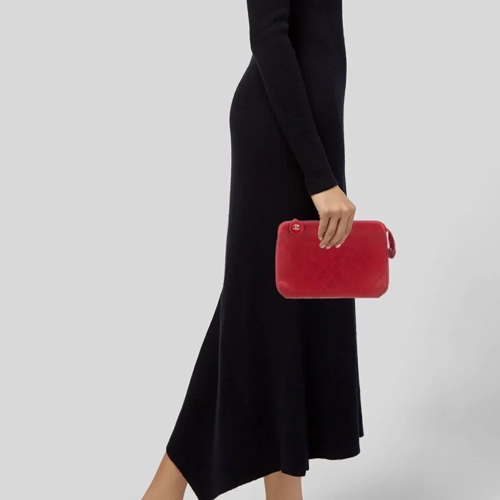 Chanel Red Quilted Women's Bag